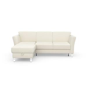 sit&more Ecksofa "Visby L-Form", wahlweise mit Bettfunktion und Bettkasten, frei im Raum stellbar