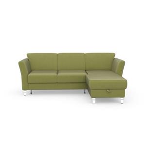 sit&more Ecksofa "Visby L-Form", wahlweise mit Bettfunktion und Bettkasten, frei im Raum stellbar