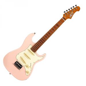 JET Guitars JS-300 Mini Roasted Maple Pink