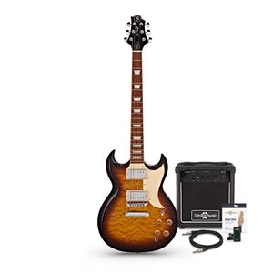 Greg Bennett Torino TR-2 Electric Guitar + Amp Pack Vintage Sunburst