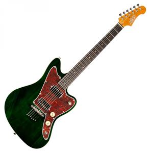 JET Guitars JJ350 Offset Roasted MN RW Fingerboard Green