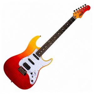 JET Guitars JS-600 Ebony Transparent Red