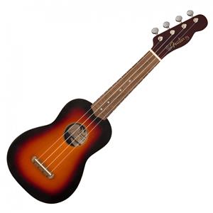 Fender Venetië Sopraan Ukulele 2-kleurige Sunburst