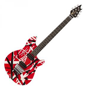EVH Wolfgang Special Striped Series Red Black and White