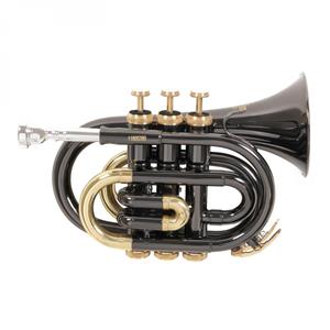 Roy Benson PT101K Pocket Trumpet Black and Gold