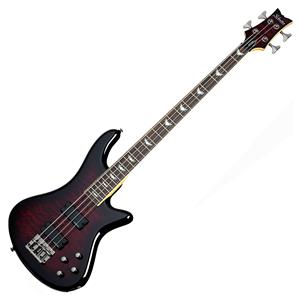 Schecter Stiletto Extreme-4 Bass Guitar Black Cherry