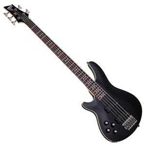 Schecter Omen-5 Left Handed Bass Guitar Black