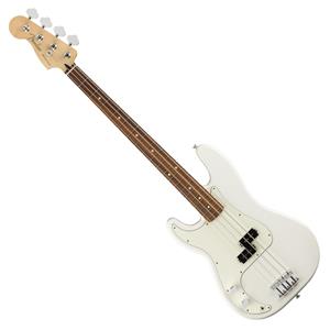Fender Player Precision Bass PF Linkshandig Polar White