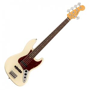 Fender American Pro II Jazz Bass V RW Olympic White