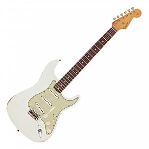 Fender Custom Shop 62 Stratocaster Relic RW Olympic White #R133825