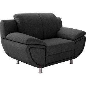 TRENDMANUFAKTUR Fauteuil naar keuze met comfortabele binnenvering, met extra brede armleuningen