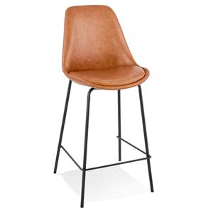 Meubelen-Online Barkruk Counter chair Watson kunstleer bruin