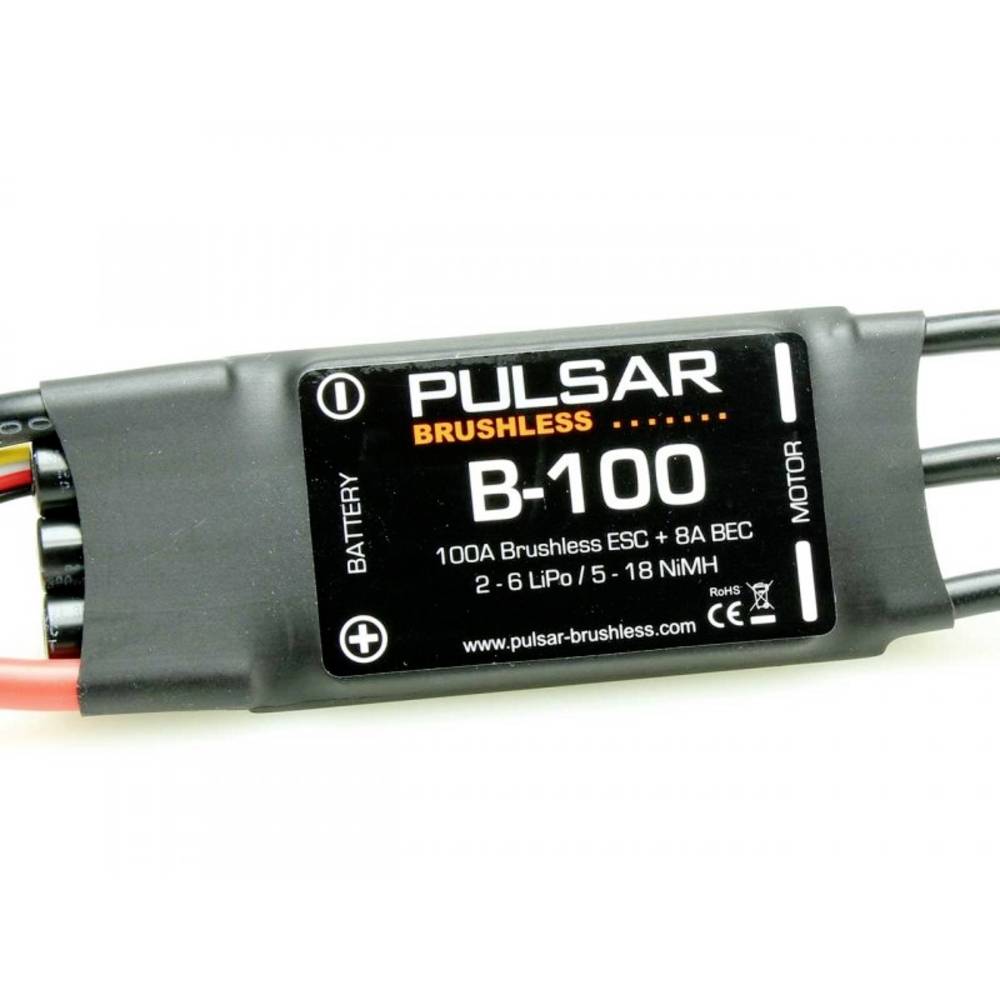 Pichler PULSAR B-100 Brushless rijregelaar voor RC auto Belastbaarheid (max.): 120 A