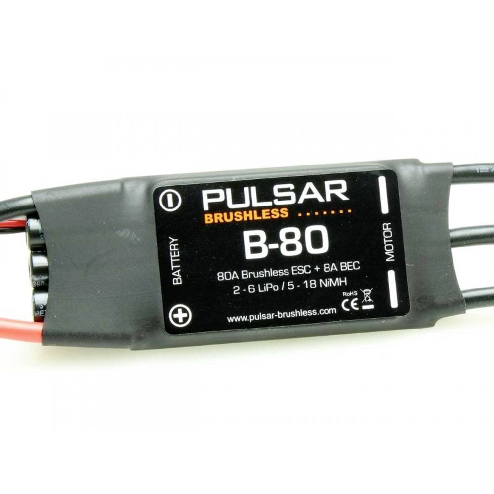 Pichler PULSAR B-80 Brushless rijregelaar voor RC auto Belastbaarheid (max.): 100 A