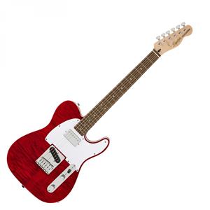 Squier Affinity Series Telecaster FMT SH Laurel Fingerboard Crimson Red Transparent