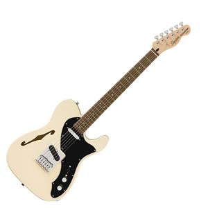 Squier Affinity Series Telecaster Thinline Laurel Fingerboard Black Pickguard Olympic White