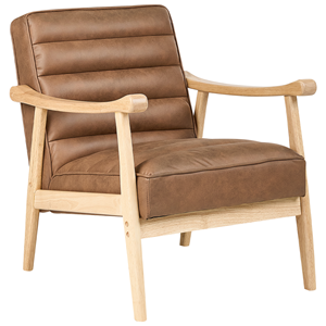 BELIANI Fauteuil Bruin LEKNES