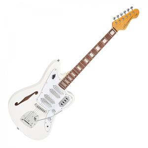 Vintage REVO Surfmaster Quad Thinline Offset Metallic White