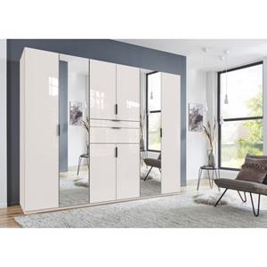 Wimex Draaideurkast Moldau TOPSELLER Drehtürenschrank Garderobe met 2 spiegeldeuren en accessoire lade, 225 cm of 270 cm breed