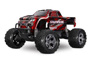 Traxxas Stampede 2WD BL-2S HD Brushless Truck RTR - Rood - Nu Tijdelijk inclusief TRX-2985-2S powerpack