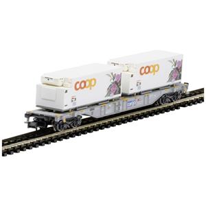 MiniTrix 15494 N containerwagen „coop ” van de SBB