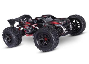 Traxxas Sledge Belted Sledgehammer 1/8 4WD Brushless RTR - Rood