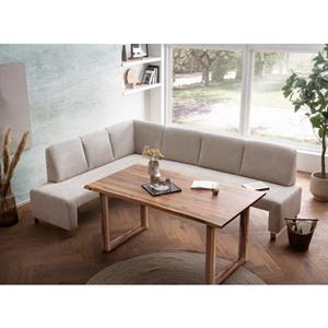 Exxpo - sofa fashion Hoekbank Intenso, modern, wahlweise in Leder oder Textil, 264/197 cm (B/T)