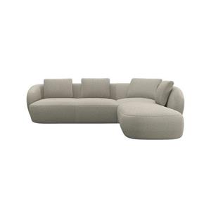 FLEXLUX Hoekbank Torino, rund, L-Form, Sofa-Ecke mit Ottomane