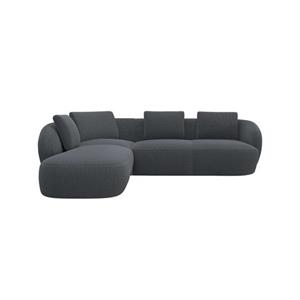 FLEXLUX Hoekbank Torino, rund, L-Form, Sofa-Ecke mit Ottomane