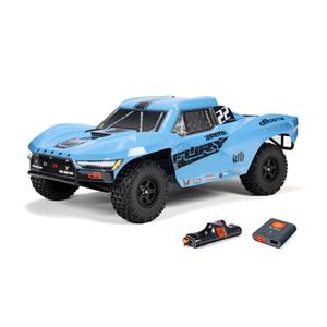 Arrma RC Arrma Fury Mega 550 2WD Short Course Truck RTR - Blauw (incl. accu & lader)