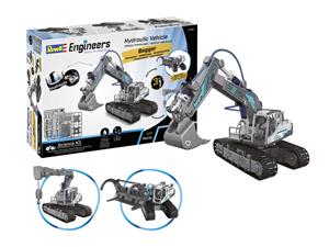 Revell Engineers Hydraulic Excavator 3in1 - Bouwen, verkennen, ontdekken