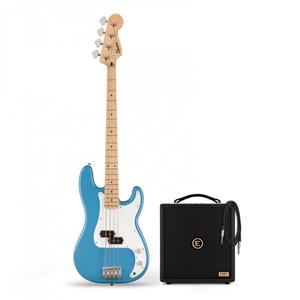 Squier Sonic Precision Bass MN California Blue & Eden Orbiter 8 Bass Combo Amp