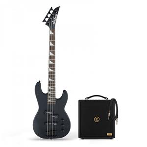 Jackson JS Series Concert Bass Minion JS1X Satin Black & Eden Orbiter 8 Combo