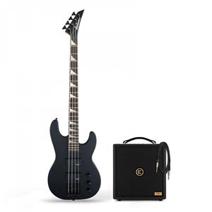 Jackson JS Series Concert Bass JS2 Amaranth Fingerboard Satin Black & Eden Orbiter 8 Bass Combo