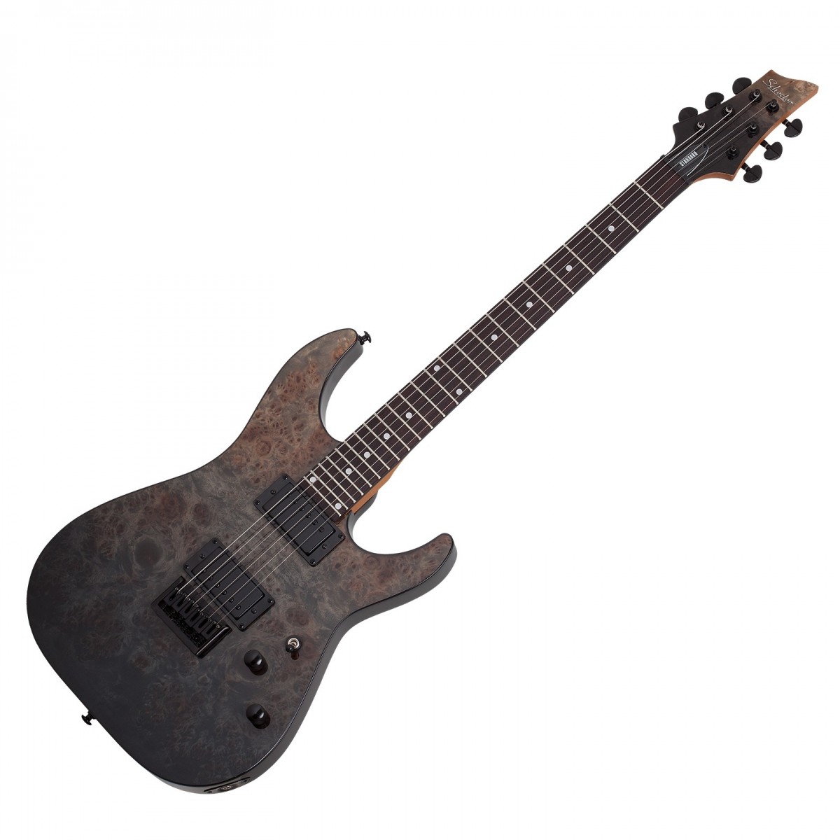 Schecter C-1 Standard Burl Black Fade Burst