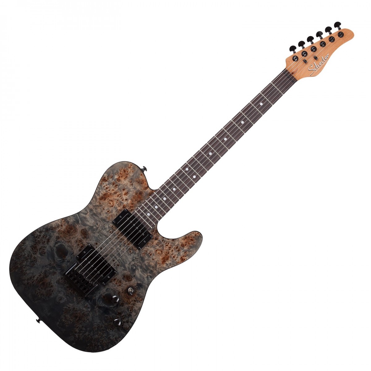 Schecter PT Standard Burl Black Fade Burst