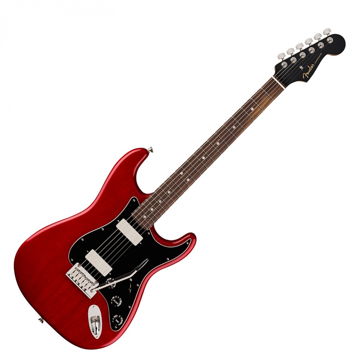 Fender American Professional II Mahogany Collection Stratocaster HH RW Crimson Transparent