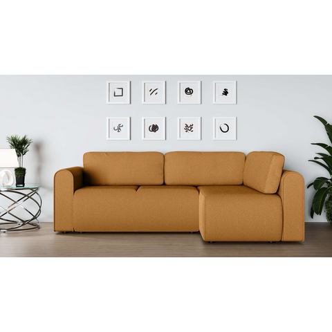 INOSIGN Hoekbank Ecksofa Zacharia wahlweise mit Bettfunktion, BxTxH 250x166x86 cm