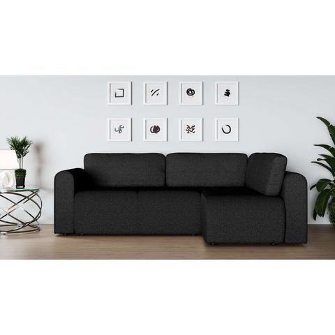 INOSIGN Hoekbank Ecksofa Zacharia wahlweise mit Bettfunktion, BxTxH 250x166x86 cm