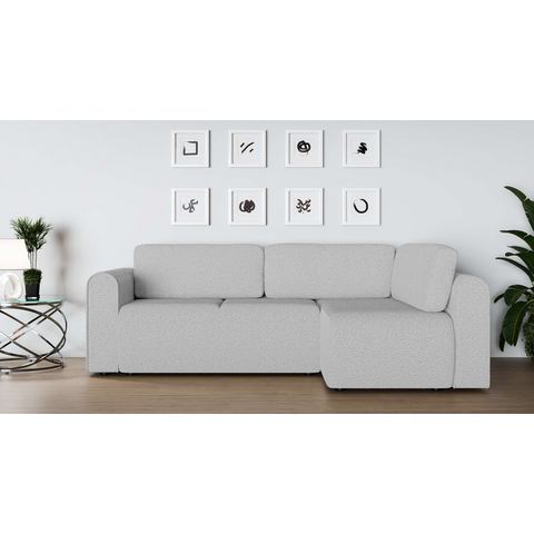 INOSIGN Hoekbank Ecksofa Zacharia wahlweise mit Bettfunktion, BxTxH 250x166x86 cm