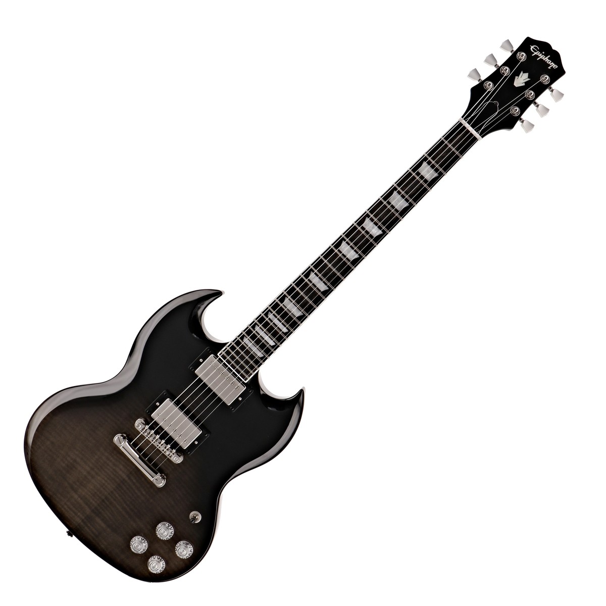 Epiphone SG Modern Figured Trans Black Fade