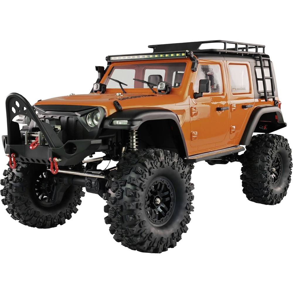 Amewi AMXRock Crosstrail Crawler 4WD 1:10 ARTR Orange-Metallic