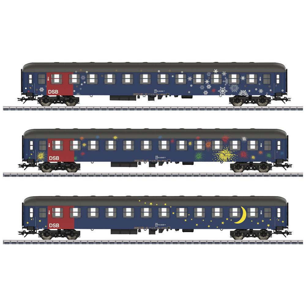 Märklin 42698 H0 personenrijsset BCM, 2e klas van de DSB