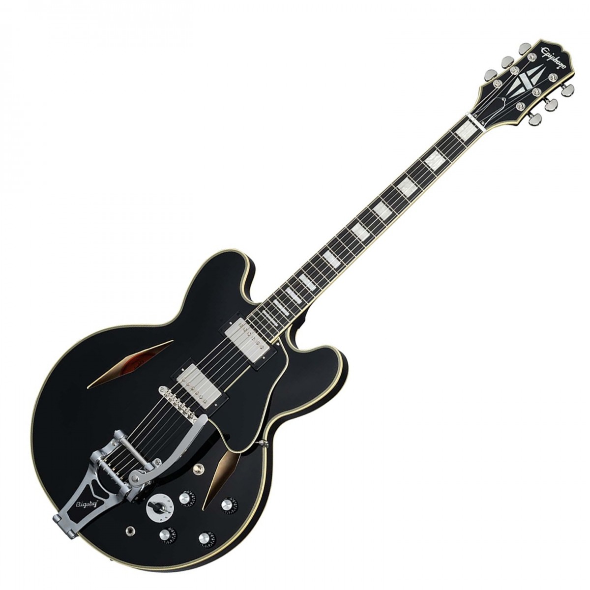 Epiphone Shinichi Ubukata ES-355 Custom Bigsby Ebony