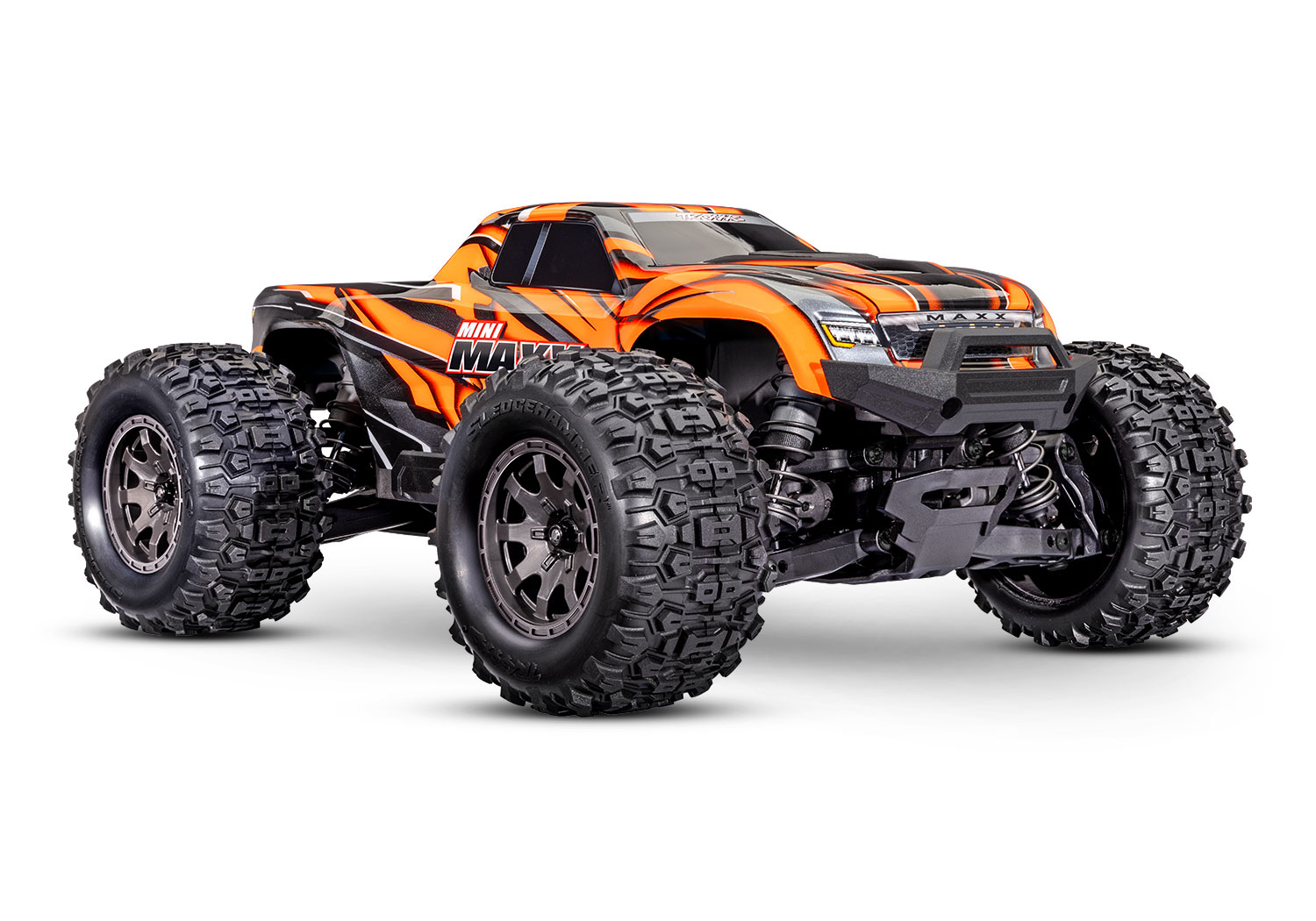 Traxxas Mini Maxx BL-2S incl. accu & USB lader - Oranje