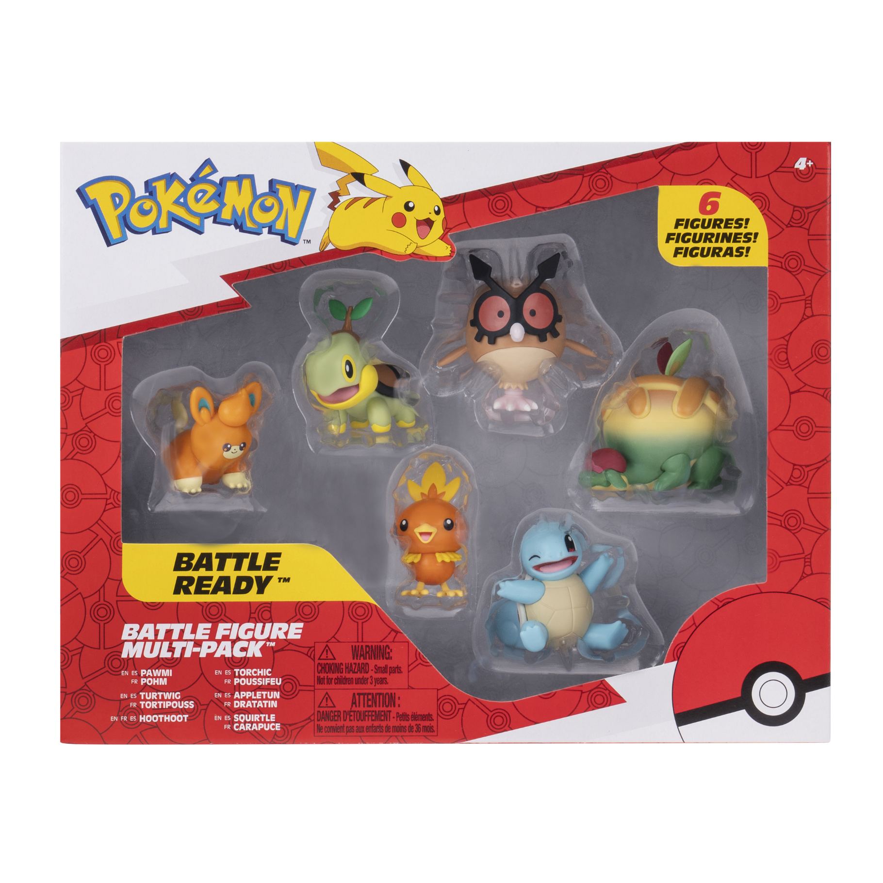 Top1Toys Pokémon Battle Figuren 6 Pack