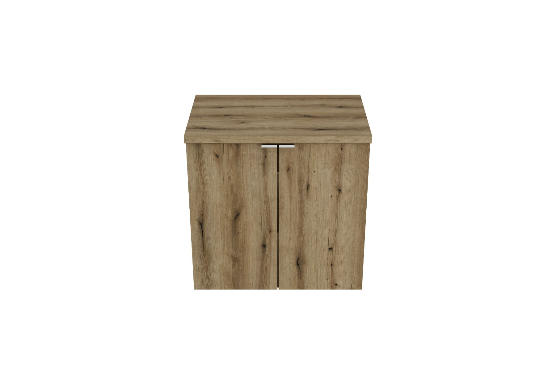 Comad Nova Oak wastafelonderkast 60x40cm eiken met 2 lades en toppaneel