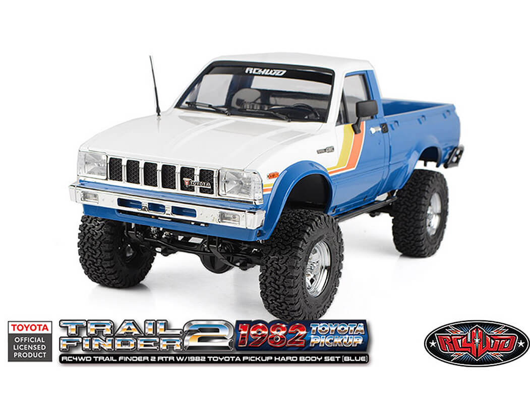 RC4WD Trail Finder 2 RTR w/ 1982 Toyota Pickup Hard Body Set - Blauw