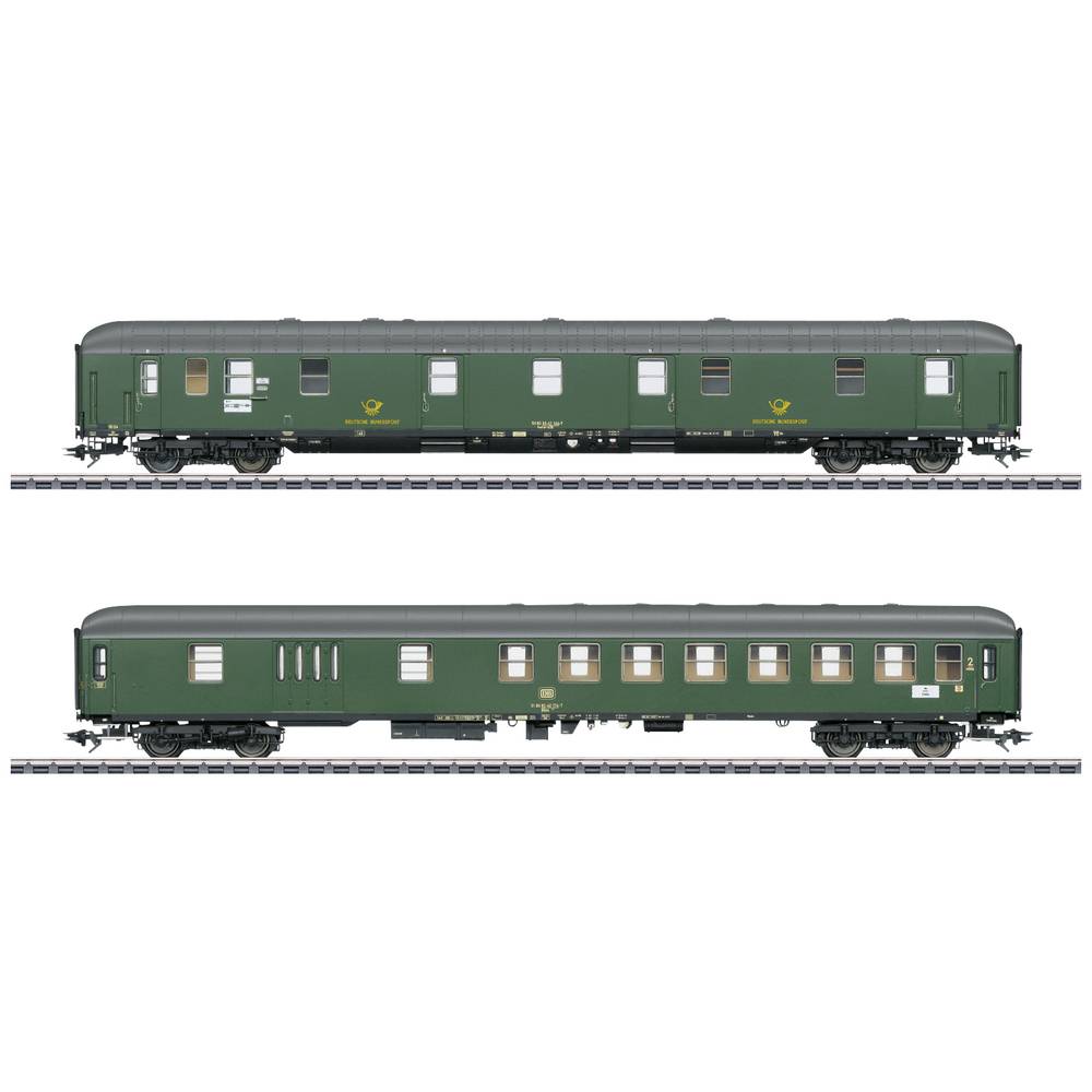 Märklin 42850 H0 2-delige set postwagens mr-a en BDüms 273 2e klas van de DB