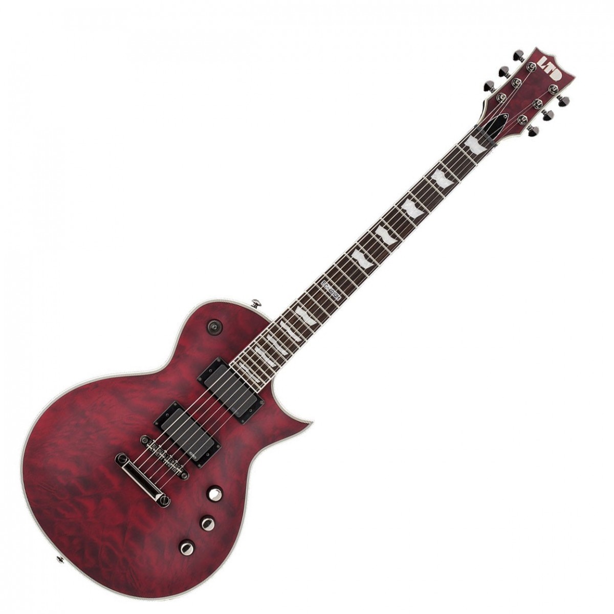 ESP Guitars ESP EC-401 QM See Thru Black Cherry Satin